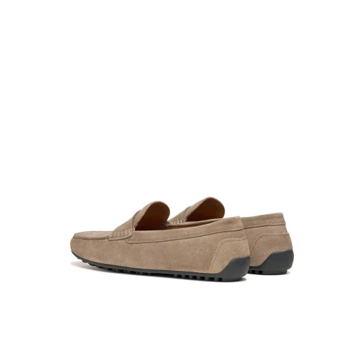 Istria Man Dove Grey Suede Loafer for Men, Comfortable Slip On Design, Size 41 EU, Perfect for Metropolitan Look, Breathable and Flexible - Geox - Image 8