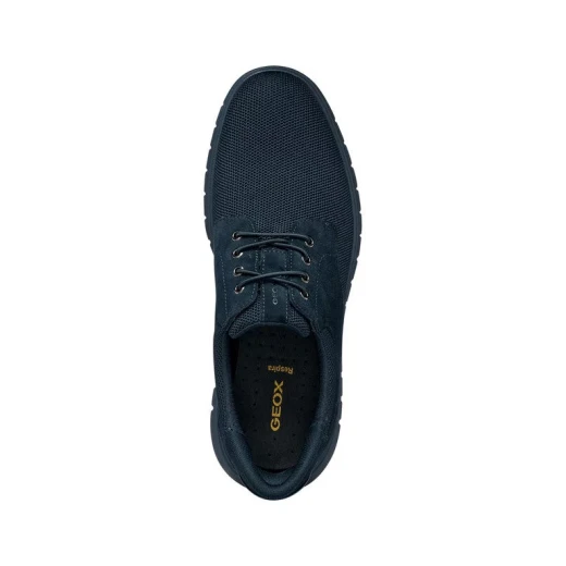 Flextride F Plus Men's Urban Shoe Navy 45, Featuring Hands Free Fit, Mesh and Suede Construction, Offering Flexibility and Elasticity, Perfect for Everyday Wear and Modern Style - Geox - Image 7