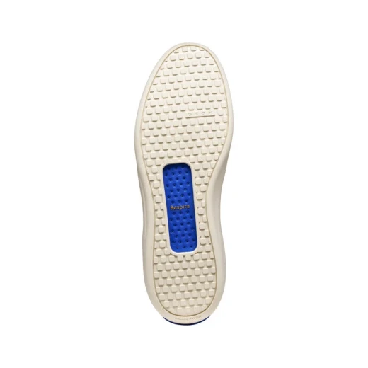 GXRN-02 Men's Running Sneakers White Low Top 40 EU Size Breathable Mesh Nappa Leather 1970s Retro Design Blue Touch Collection Comfort and Style for Modern Runners - Geox - Image 7