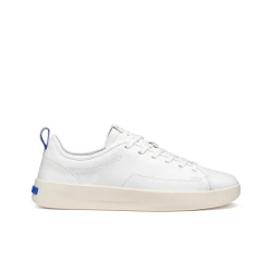 GXCP 01 Men's White Nappa Leather Sneakers Breathable Comfort Stylish Design Blue Touch Collection Size 45 Contemporary Look Sporty Inspiration ITEMCODE U655KA 000T5 C1000