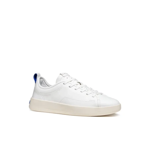 GXCP-01 Men's White Nappa Leather Sneakers Size 40: Breathable & Comfortable Blue Touch Collection Sporty Design with Contemporary Look, ITEMCODE: U655KA.000T5.C1000 - Geox - Image 3