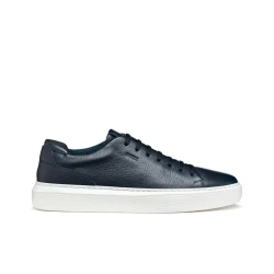 Deiven Men's Sneakers Navy Printed Leather Lightweight City Shoes Size 44