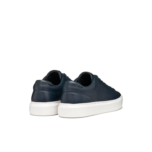 Deiven Men's Sneakers Navy Printed Leather Lightweight City Shoes Size 44 - Image 8