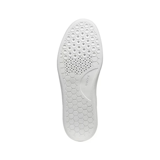 Deiven Men's Sneakers White Leather Suede Lightweight City Shoes Size 45 - Geox - Image 10