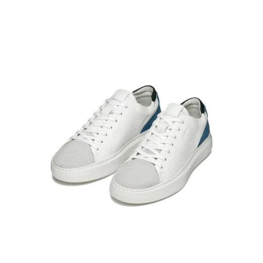 Deiven Men's Sneakers White Leather Suede Lightweight City Shoes Size 44 - Deiven - Image 7