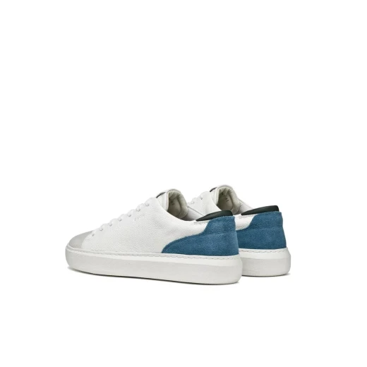 Deiven Men's Sneakers White Leather and Suede Lightweight City Shoes Size 40 - Geox - Image 8