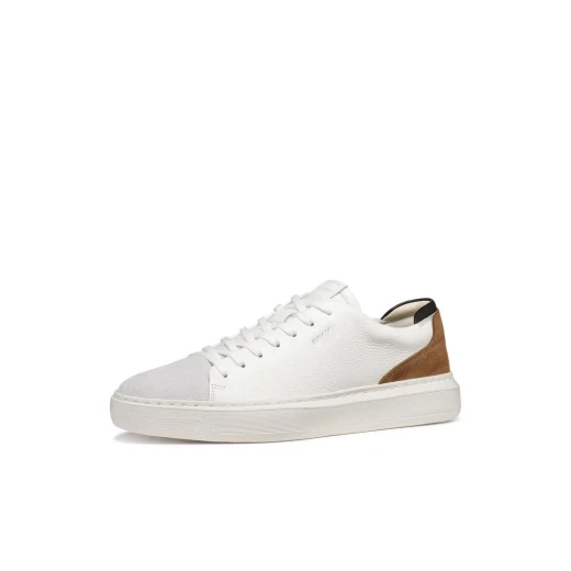 Deiven Men's Sneakers White Leather Suede Lightweight City Shoes Size 41 - Deiven - Image 4