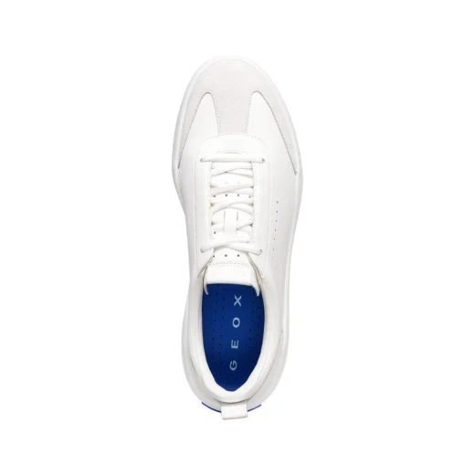 GXCP-02 Men's Sneakers White 41, Blue Touch Collection, Nappa Leather Suede Urban Sporty Design Super Breathable Comfortable Sneakers for Men, ITEMCODE U656JA0T522C1352 - Geox - Image 6
