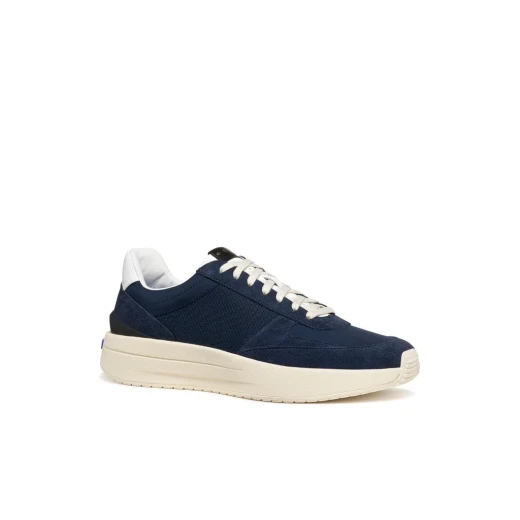 Blue Touch GXRN 01 Men's Sneakers Navy 41 Breathable Suede Mesh Urban Design Comfortable High Sole Stylish Footwear for Modern Looks ITEMCODE U656KA 02214 C4002 - Geox - Image 3