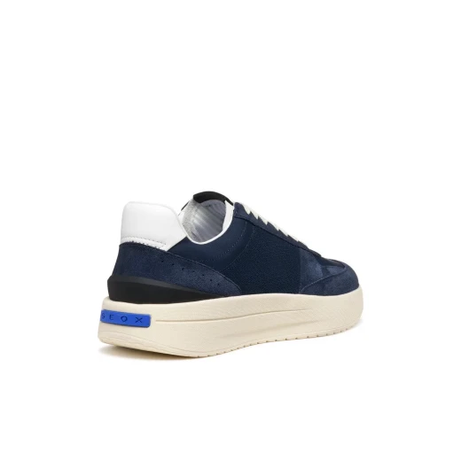 Blue Touch GXRN-01 Men's Sneaker Navy Blue Urban Design High Sole 44 Super Breathable Comfortable Suede Mesh Modern Dynamic Looks ITEMCODE U656KA.02214.C4002 - Geox - Image 4