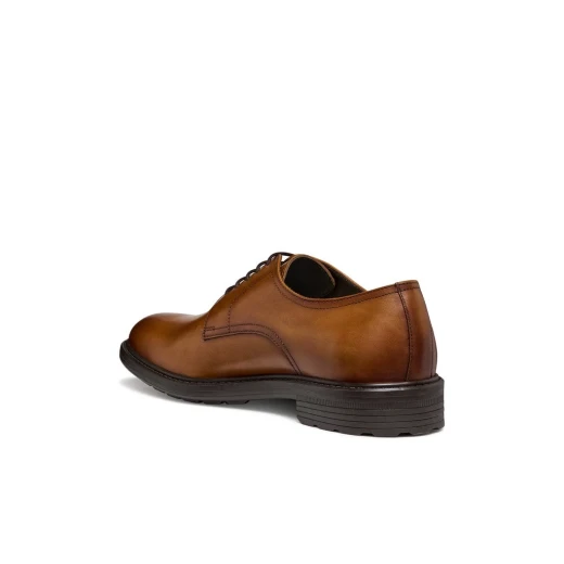 Geox Walk Pleasure B Men's Leather Cognac Shoes Size 40 Breathable Comfort - Geox - Image 5