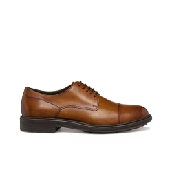 Walk Pleasure B Men's Cognac Leather Shoes Size 40 with Breathable and Super Cushioned Design for Uncompromising Comfort and Elegant Styling Ideal for Business or Special Occasions