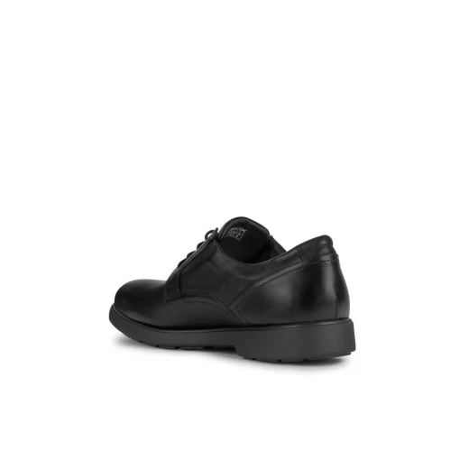 Geox Spherica EC11 B Men's Formal Shoes Black Leather Breathable and Cushioned for Everyday Comfort Size 40. Experience Lightweight City Travel with Superior Support. - Geox - Image 5