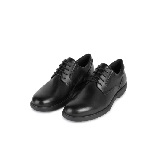 Geox Spherica EC11 B Men's Formal Shoes Black Leather Breathable Cushioned Comfort Size 45 City Travel Everyday Wear Modern Design Innovative Technology - Image 6