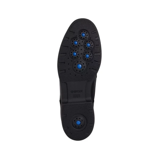 Geox Spherica EC11 B Men's Formal Shoes Black Leather Breathable and Cushioned for Everyday Comfort Size 40. Experience Lightweight City Travel with Superior Support. - Geox - Image 8