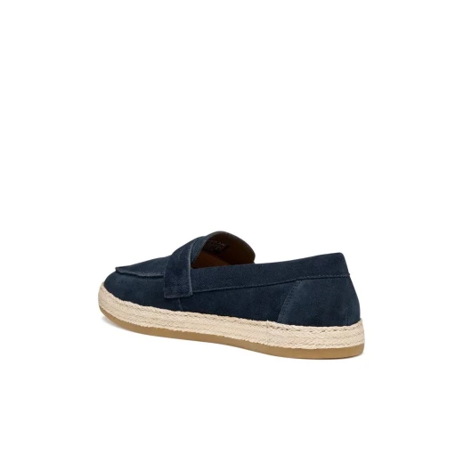 Pantelleria Men's Suede Espadrille Moccasins Navy Blue Size 43 - Image 9
