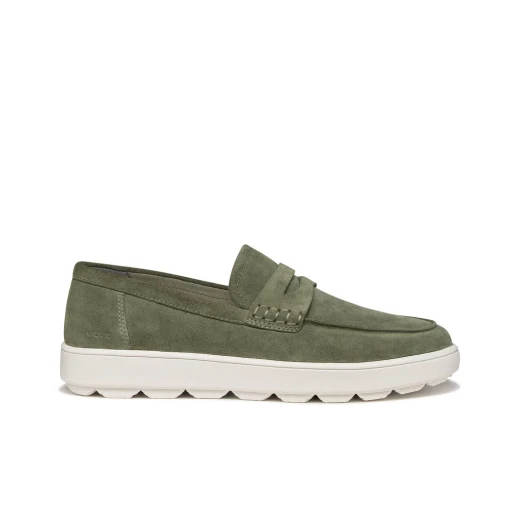Geox Spherica Ecub-1 B Men's Loafer Musk Suede Leather Urban Style Cushioned Breathable Slip On 44 Casual Semi Formal Footwear
