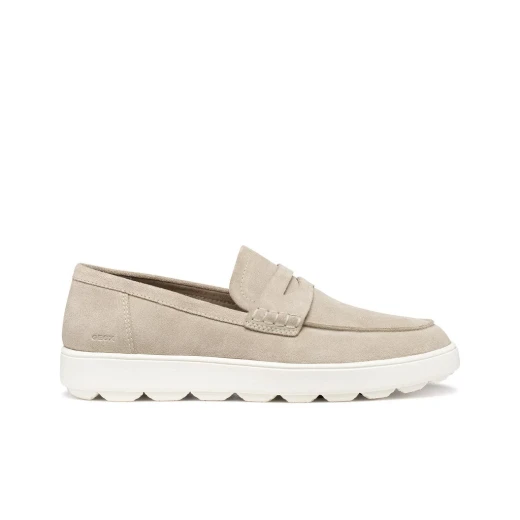 Geox Spherica Ecub-1 B Men's Loafer Sand Suede Breathable Cushioned Urban Style 44 Size Casual and Semi-Formal Footwear Stylish Comfort Durable Design - Image 2