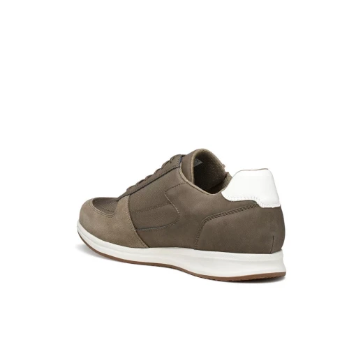 Avery Men's Sneakers Grey Nubuck Effect Fabric Side Zip Casual Sporty Style Size 41 U65H5A.0EK11.C1018 Modern Dynamic Design for Everyday Wear Comfortable Fit - Geox - Image 6