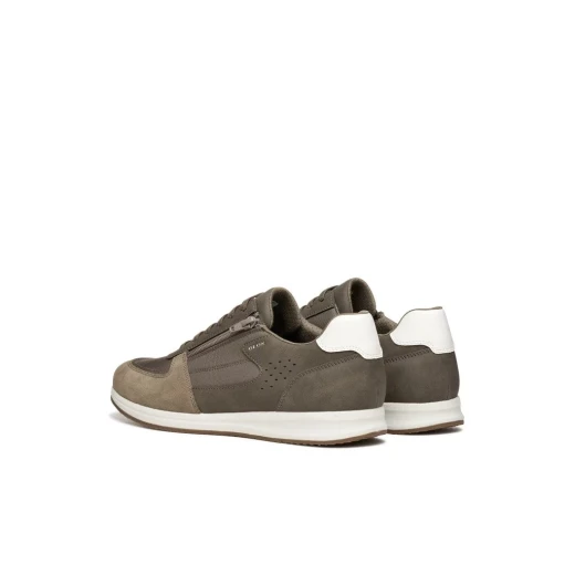 Avery Men's Sneaker with Practical Side Zip in Grey, Sporty Nubuck-Effect Material, Modern Dynamic Style, Perfect for City Life, Size 44, ITEMCODE: U65H5A.0EK11.C1018 - Geox - Image 8