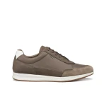 Avery Man Grey Sneakers Size 42 Nubuck Effect Fabric Casual Shoes for Men Stylish Everyday Wear U65H5B.0EK11.C1018 - Geox