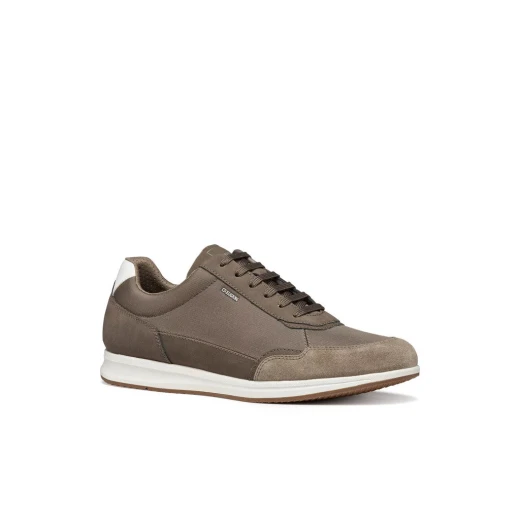 Avery Man Grey Sneakers Size 42 Nubuck Effect Fabric Casual Shoes for Men Stylish Everyday Wear U65H5B.0EK11.C1018 - Geox - Image 3