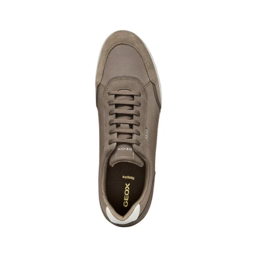 Avery Man Grey Sneakers Size 42 Nubuck Effect Fabric Casual Shoes for Men Stylish Everyday Wear U65H5B.0EK11.C1018 - Geox - Image 9