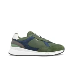 Branthon Men's Running Inspired Sneaker Musk Color Nubuck Effect Fabric Metropolitan Design Optimal Comfort and Cushioning Size 45 U65LCB.0EK11.CB34K - Geox