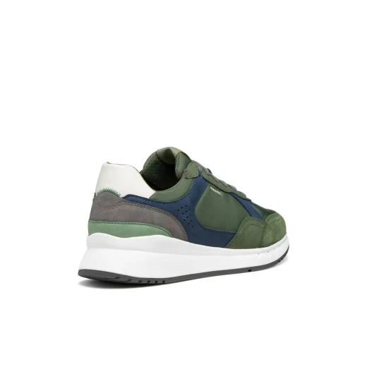 Branthon Men's Running Inspired Sneaker Musk Color Nubuck Effect Fabric Metropolitan Design Optimal Comfort and Cushioning Size 45 U65LCB.0EK11.CB34K - Geox - Image 5