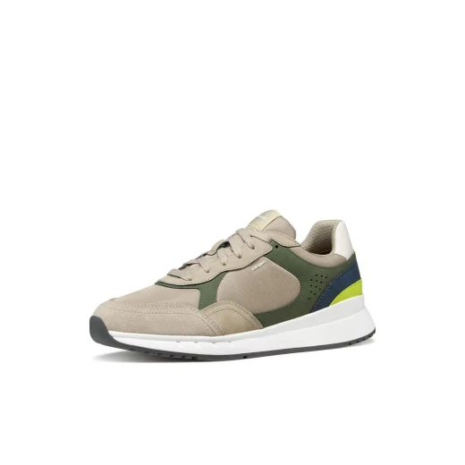Branthon Men's Musk Sneakers with Nubuck Effect Fabric for Optimal Comfort and Cushioning, Metropolitan Style, Size 44, U65LCB.0EK11.CB35Z - Geox - Image 4