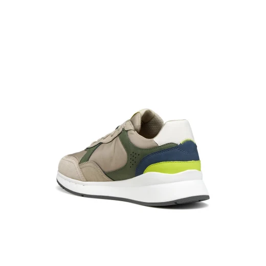 Branthon Men's Musk Sneakers with Nubuck Effect Fabric for Optimal Comfort and Cushioning, Metropolitan Style, Size 44, U65LCB.0EK11.CB35Z - Geox - Image 6