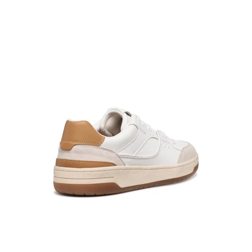 Sedral Court Men's Sneaker White 40 Urban Style Coated Leather Suede Sports Inspired Design Everyday Comfort U65M5B.09B22.C1451 Modern Fashion Footwear - Geox - Image 5