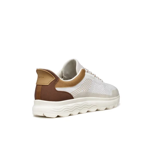 Geox Spherica Plus Men's Sneakers Off White 43 Breathable Comfort - Geox - Image 5