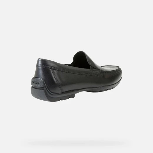 Geox Moner 2Fit Men's Loafer Black Leather 42 Comfortable Breathable Shoes - Geox - Image 4