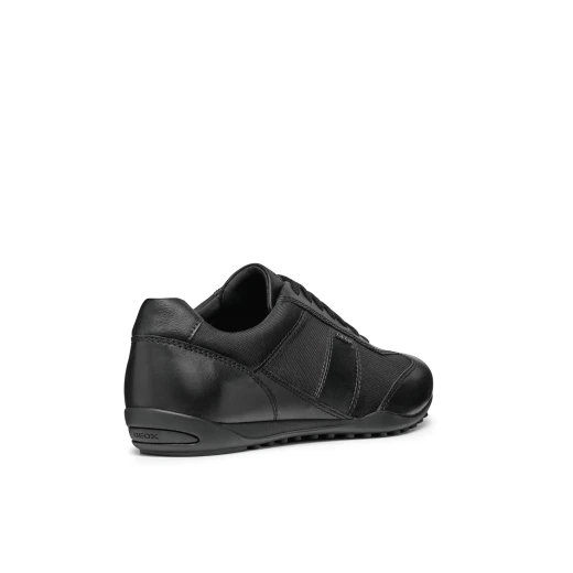 Wells Man City Sneaker Black Crafted From Nappa and Fabric Sporty Vibe Casual Style Size 41 Versatile Design for Men's Fashion - Geox - Image 13