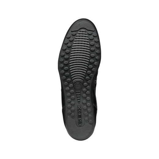 Wells Man City Sneaker Black Crafted From Nappa and Fabric Sporty Vibe Casual Style Size 41 Versatile Design for Men's Fashion - Geox - Image 5