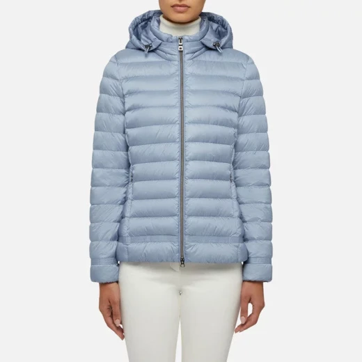 Jaysen Woman Puffer Jacket Pastel Blue 40 Early Winter Commute Jaysen Woman Puffer Jacket Pastel Blue 40 Early Winter Commute