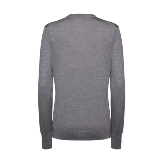 Geox Knit Woman's Sweater in Grey, Size Small, Featuring Patented Breathable Fabric and Waterproof Membrane, Quick Delivery and Easy Exchange at Geox Stores - Image 4
