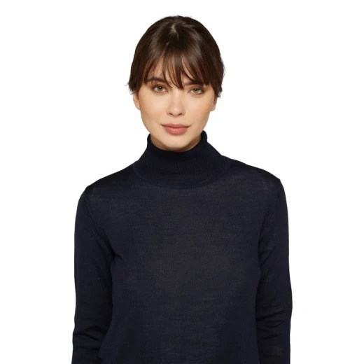 Geox Knit Woman's Jacket Sky Captain Color XL Size Breathable Waterproof Outerwear With 3D Spacer Technology and Exclusive Patent Fast Delivery and Easy Exchange - Image 4