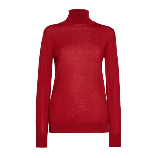 Geox Knit Woman's Top Red Color Size M Breathable Patent Technology Waterproof Protection Fast Delivery Easy Exchange Apparel Item W3670C T3033 F7207 - Image 4