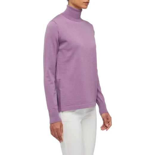 Geox Knit Woman Jacket Very Grape Color Breathable Waterproof Apparel Size M Fast Delivery Easy Exchange - Geox - Image 4