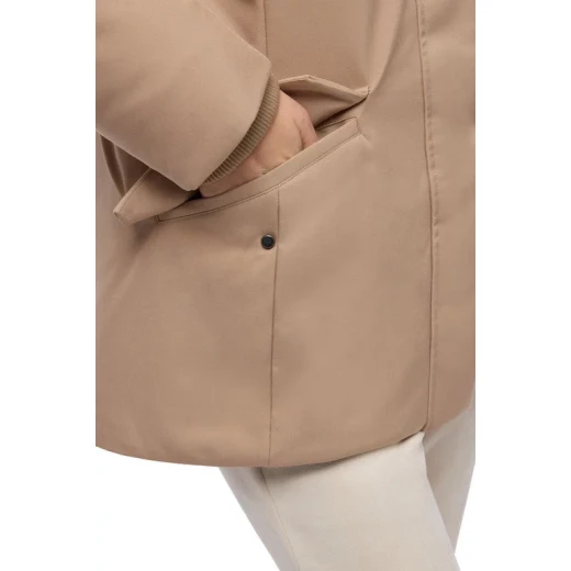 Geox Spherica Women's Parka Jacket Natural 38 Waterproof Windproof - Geox - Image 5