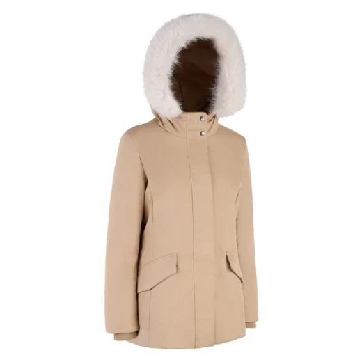 Geox Spherica Women's Parka Jacket Natural 38 Waterproof Windproof - Geox - Image 8