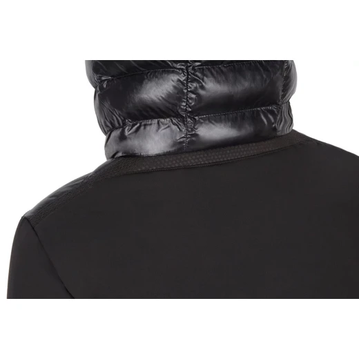 جاكيت باركا نسائي سبيريكا من جيوكس أسود تصميم عصري قصير الطول بغطاء للرأس حشوة معاد تدويرها للمدينة W5620V.TC191.F0284 مقاس 50 - Image 6