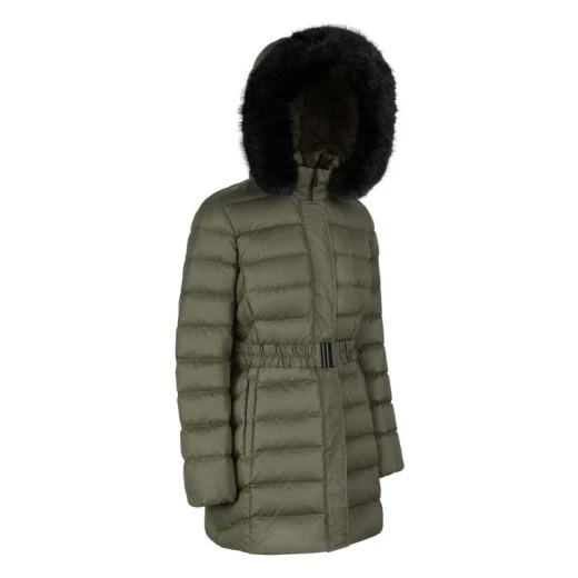 Catria Women's Longline Down Jacket Grape Leaf 46 Recycled Polyester - Image 4