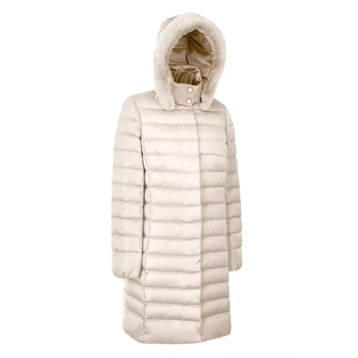 Bettanie Women's Longline Down Jacket Mid Moonbeam Size 40 Winter Coat - Image 3