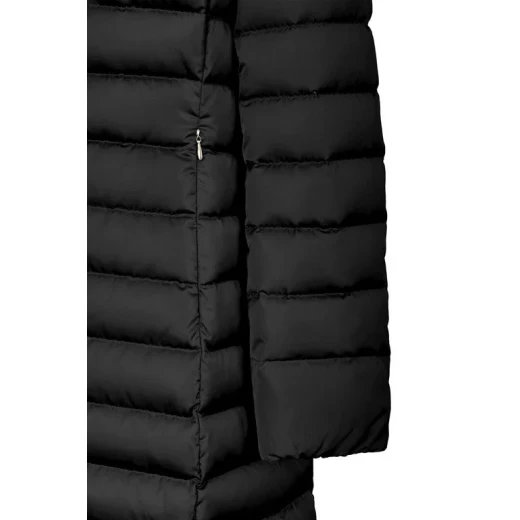 Bettanie Women's Longline Down Jacket Black 38 Satin Fabric Winter Coat - Image 4