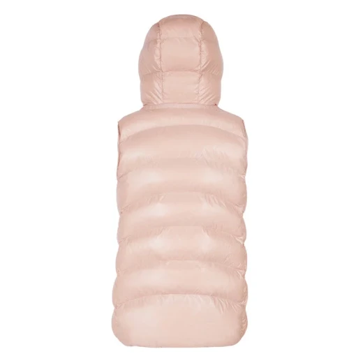 Bleyze Woman Hooded Vest Rose 46 Recycled Fabric Winter Jacket - Bleyze - Image 9