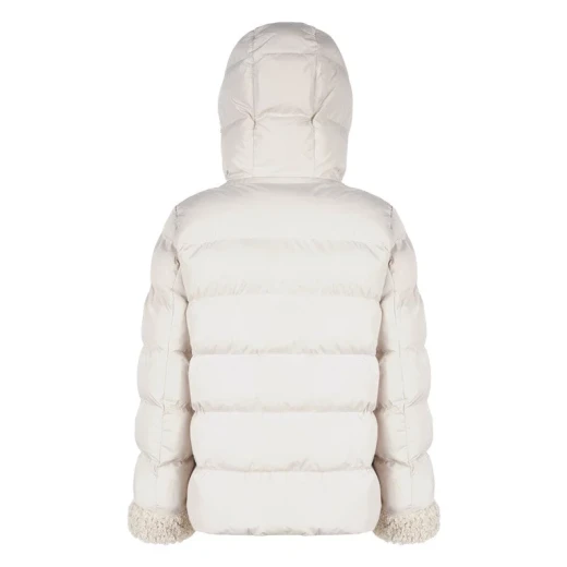 Vilde Women's Parka Jacket Recycled Polyester Mid Moonbeam Size 50 - Geox - Image 10