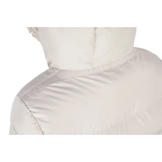 Vilde Women's Parka Jacket Recycled Polyester Mid Moonbeam Size 50 - Geox - Image 6